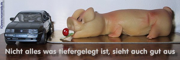 Corrado Tieferlegung - zu tief sieht leicht proletenmäßig aus