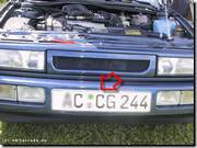 Corrado Nummernschild CCG