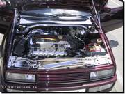 Corrado polierter VR6-Motor